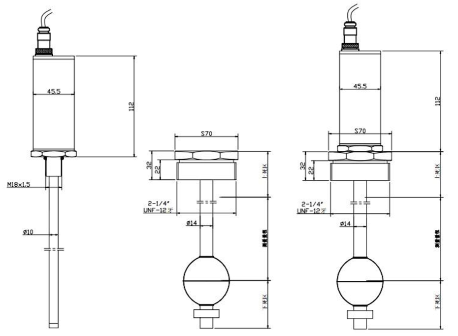 HDM-F 係列中央空調專用型磁致伸縮黄瓜视频APPIOS下载傳感器